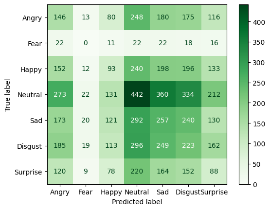 Facial Expression Classification